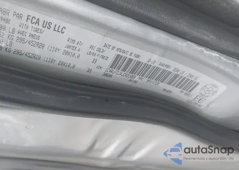 2018 Jeep Grand Cherokee Srt из США, поврежденный, VIN 1C4RJFDJXJC431889